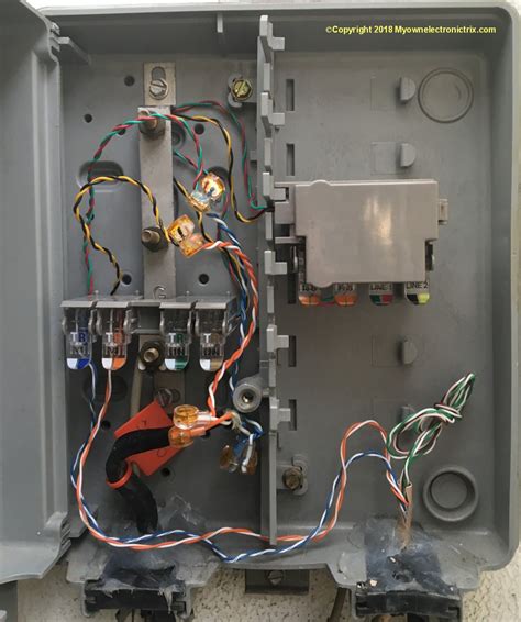 exterior telephone junction box|outside phone box wiring diagram.